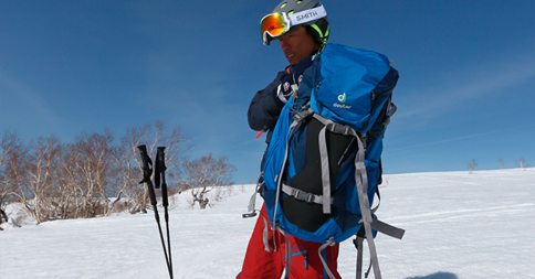 100％滑走に集中できるスキー用パック【ドイター／フリー