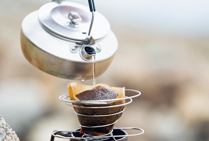 画像：登山料理イメージ コーヒー