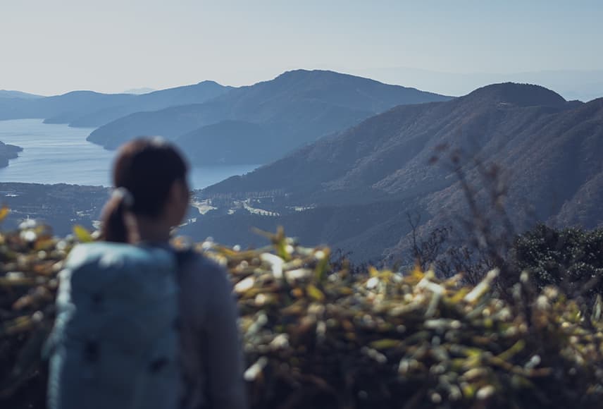 画像：登山イメージ 眺望