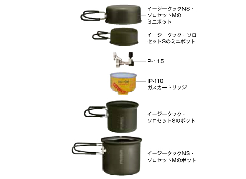イージークックNS（ノンスティック）・ソロセットM